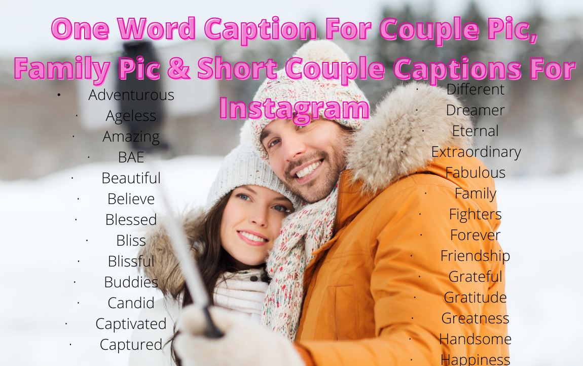 One Word Caption For Couple