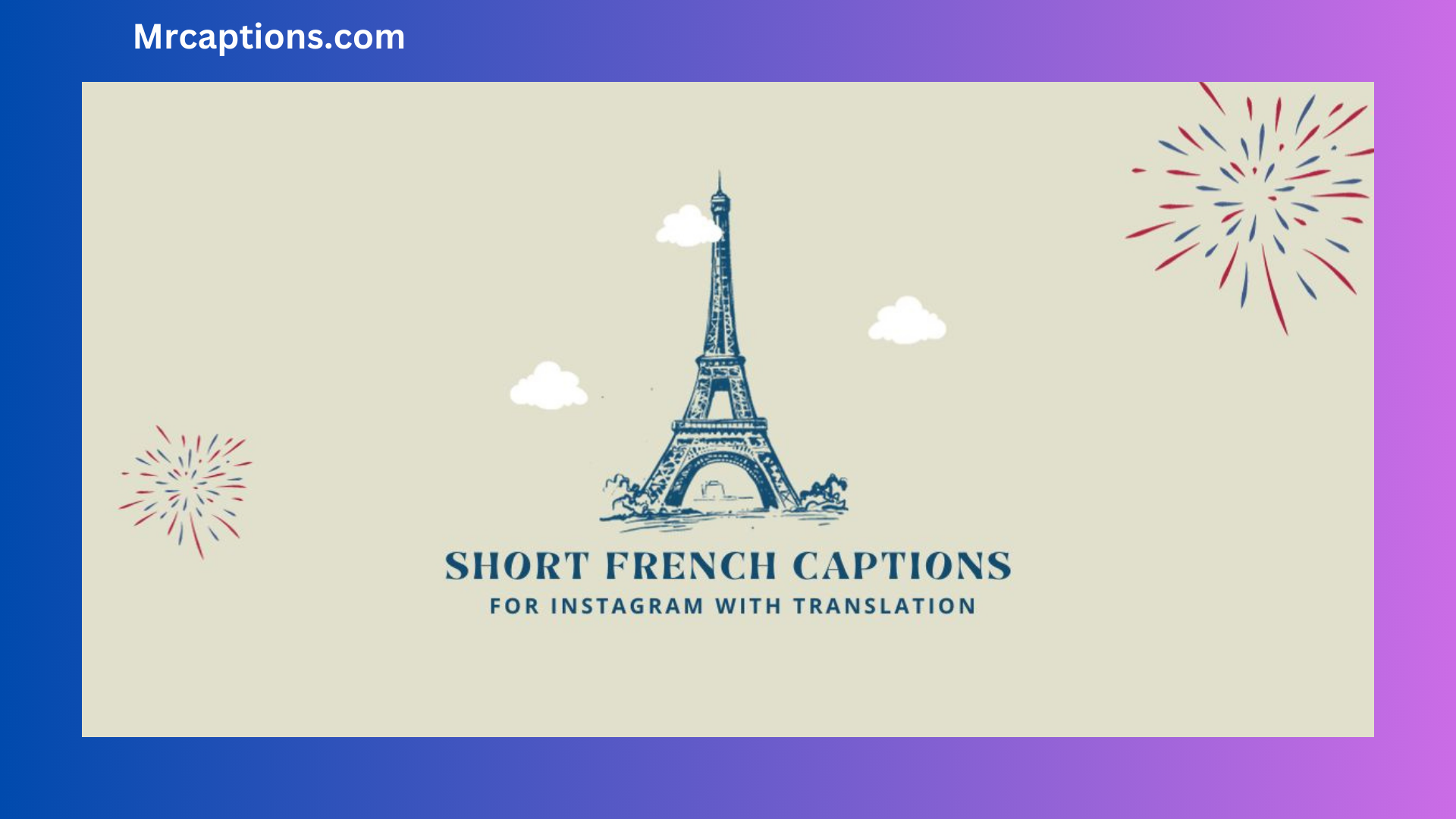 French Captions